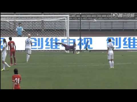 China 2-1 England highlights - Wang Shuang double