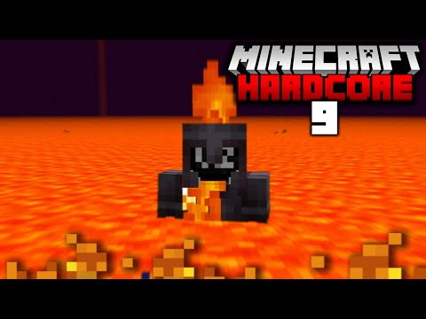 Swimming in Lava in Hardcore Minecraft (#9)