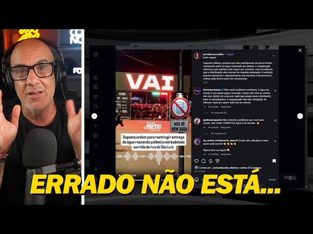 PIPOCAS ficam sem água e organização da prova está CERTA