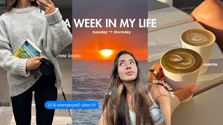 weekly vlog: 23 and unemployed? finals week + more 🫠