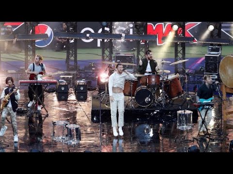 2019 UEFA Champions league final opening ceremony, Wanda Metropolitano Madrid , imagine dragons