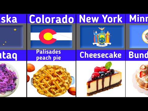 🍰 Il dessert più popolare in OGNI stato d'America | Il tour gastronomico più dolce degli Stati Un...