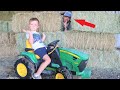 We play hide and seek and winner gets a prize | Tractors for kids