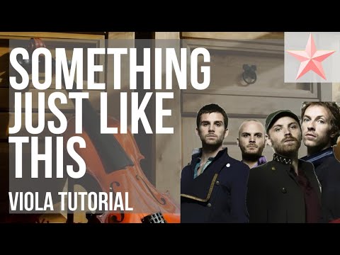SUPER EASY: How to play Something Just Like This by The Chainsmokers ft Coldplay on Viola (Tutorial)