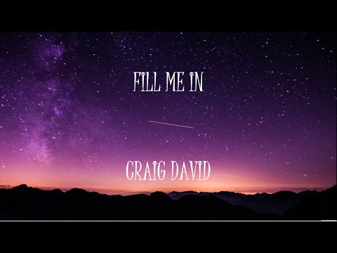 Fill Me In - Craig David (Lyrics)