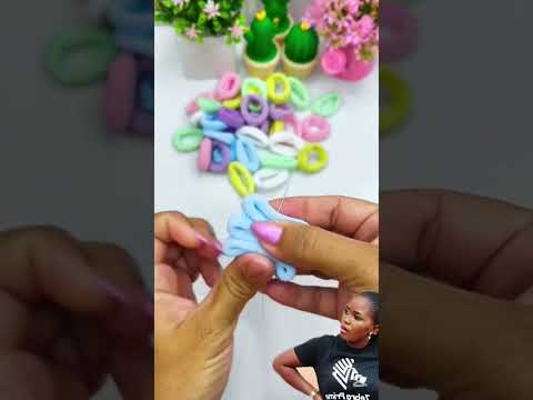 Beautiful baby girls hairband created from scratch, it's so beautiful #youtube #diy #youtubeshorts