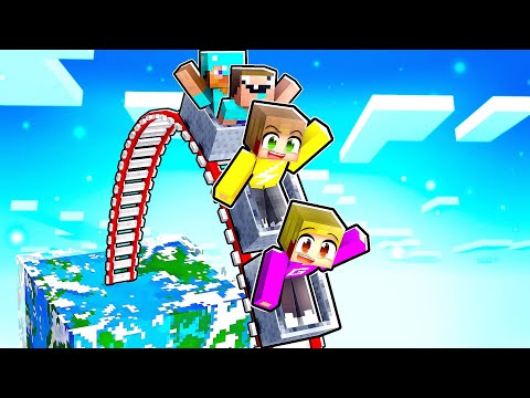 Hoogste Achtbaan Bouwen In Minecraft! (Survival)