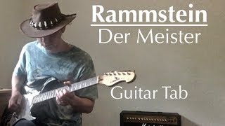 Rammstein - Der Meister (Guitar Cover + Tab)