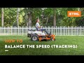 Speed Balancing (Tracking) Adjustment: STIHL RZ 100, 200 Series | STIHL Tutorial