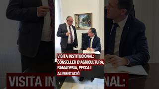 Visita del conseller d’Agricultura, Ramaderia, Pesca i Alimentació, Òscar Ordeig