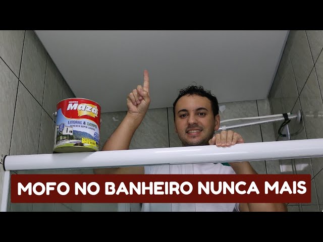 COMO ELIMINAR DE UMA VEZ O MOFO NO TETO DO BANHEIRO