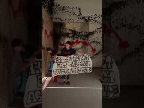 Climate activists spray paint the home of soccer star Lionel Messi Shorts