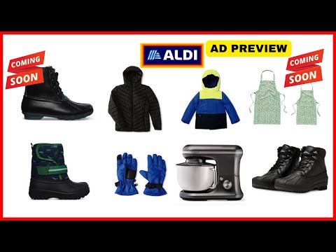 👍ALDI *AD PREVIEW  10/26/22 - 11/01/22 * Snow Boots, Puffer Jackets, Gift Items and Much More!❤️