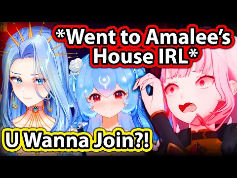 Calli went to Amalee's House IRL and Got Asked THIS 【HololiveEN】