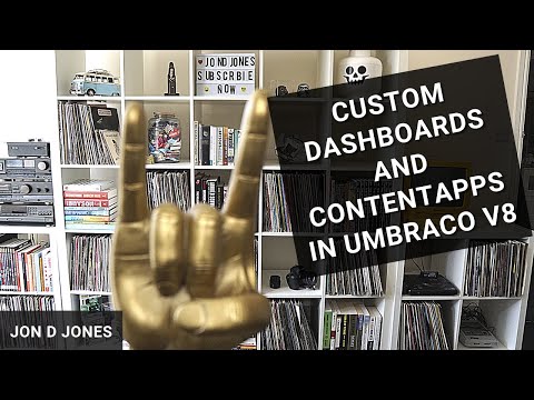 Custom Dashboards And ContentApps in Umbraco V8
