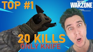 Top 1 20 kills | knife riot shield ★ call of duty warzone ★