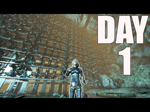 Spending 24 Hours On A 25x Day 1 Claiming a Unraidable Cave! | Ark PvP