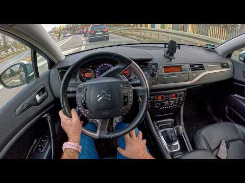 2008 Citroën C5 (3.0 V6)| POV Test Drive #2616 | Joe Black
