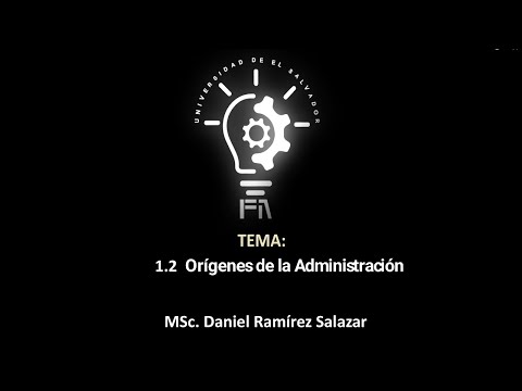 1 2 Orígenes de la Administración