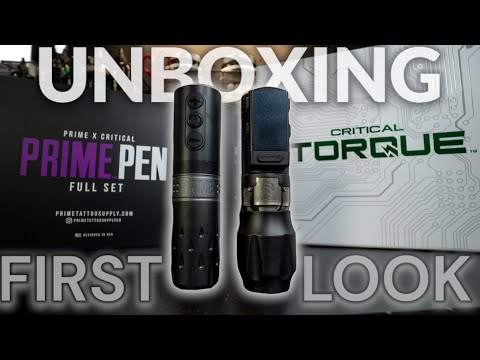 5.0mm Critical Torque and Prime Pen Tattoo Machine Unboxing!