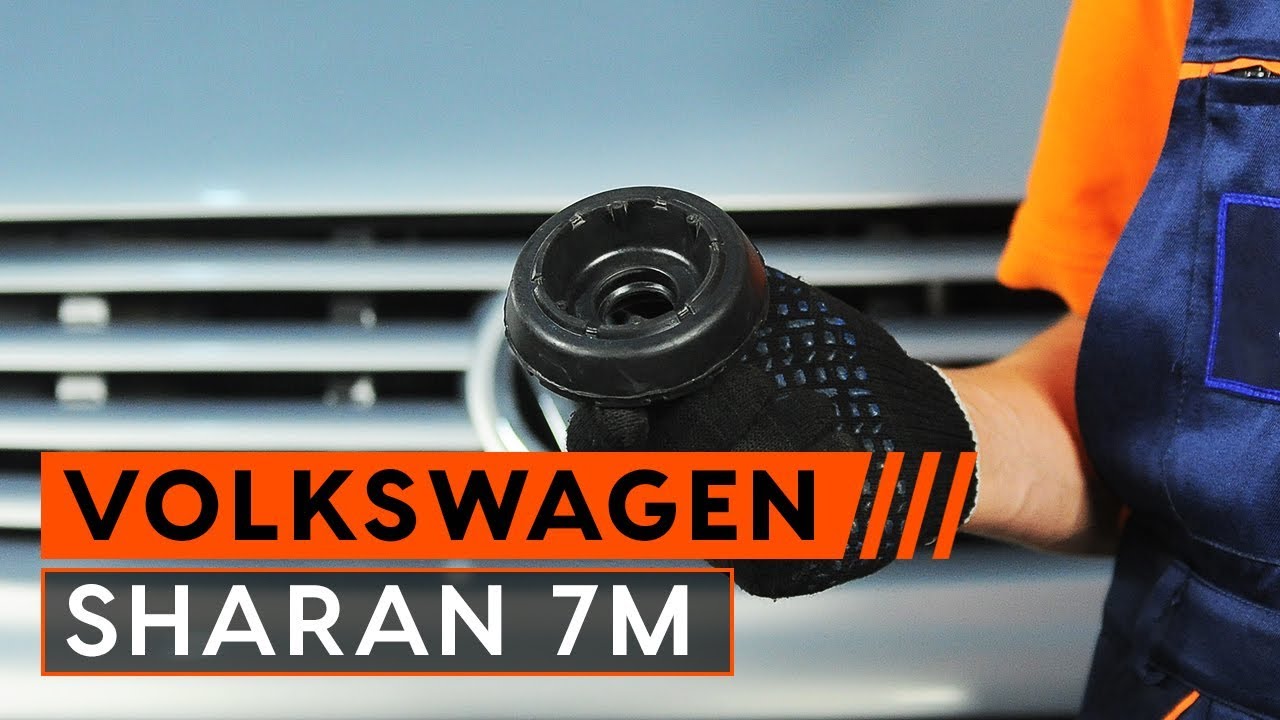 Kuidas vahetada VW Sharan 1 esi-amordi tugilaager – õpetus