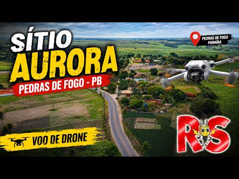🌿 VOO DE DRONE | SÍTIO AURORA – PEDRAS DE FOGO/PB 🚁