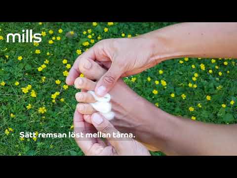 Mills Lammull för fotsvett, fotsvamp och skavning