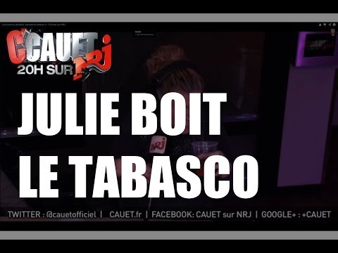 Julie perd au blindtest, elle boit du tabasco !! - C'Cauet sur NRJ