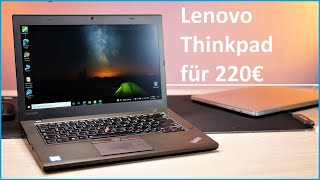 Lenovo ThinkPad T460: 220€ für ein geiles Notebook + Tricks für den Kauf von alten Laptops  Moschuss