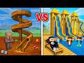 Poor Versus Millionaire Floating Island in Minecraft!