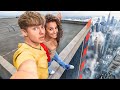 I Convinced My Crush To Jump W Sam And Colby
