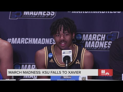 Re-watch: KSU team, coach speak after loss to Xavier in NCAA tournament