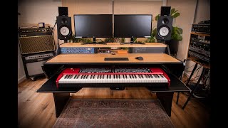 Video thumbnail for Artista Studio Desk | A Desk Built for Musicians by AZ Studio Workstations