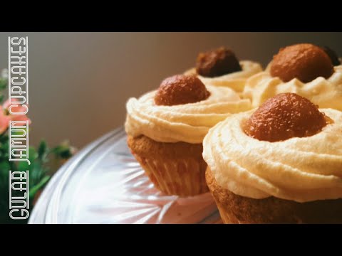 Gulab Jamun Cupcake |The Only Recipe You Will Ever Need | Bakers Bites
