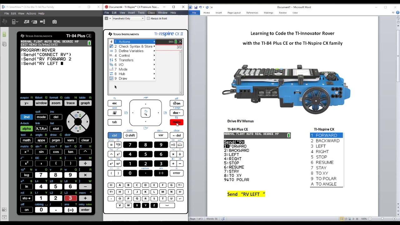 Tips for TI Technology: Math in Motion