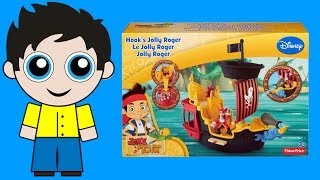 Hook's Jolly Roger Pirate Ship Play Set from Jake and the Neverland Pirates by Fisher-Price!