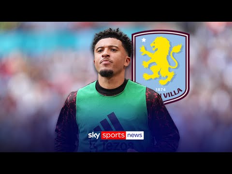 Aston Villa confirm Jadon Sancho loan signing