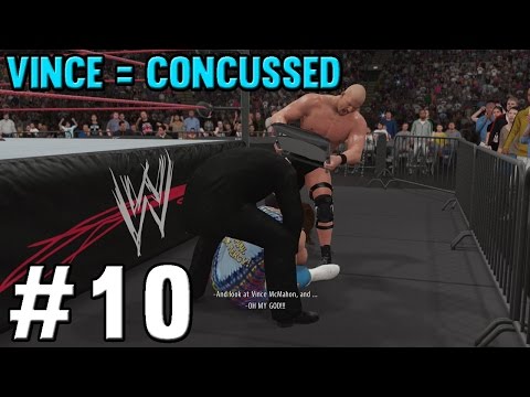 WWE 2K16 2K Showcase Austin 3:16 Walkthrough Part 10 - SICK CHAIR SHOT