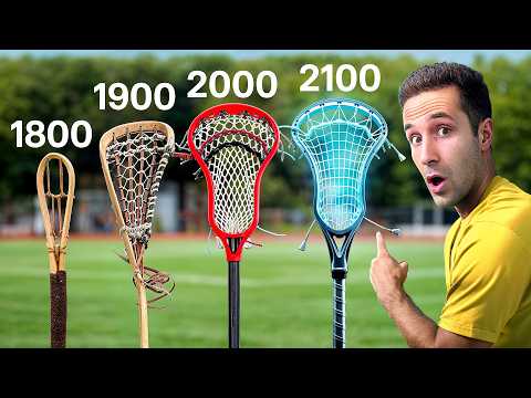 Ich habe Lacrosse-Schläger aus jedem Jahrzehnt ausprobiert!