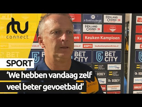 Reactie John van den Brom na Vitesse - FC Eindhoven (1-1) | RTV Connect