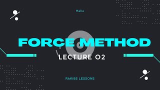 STRUCTURE●FORCE METHOD 2 (Bangla)●Problem