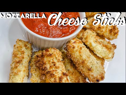 Mozzarella sticks | cheese sticks | air fryer mozzarella cheese sticks | crispy cheese sticks