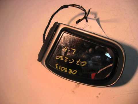 2007 Mercedes C230 Side Rear View Mirror LH, W/O AUTO DIM, W/MEMRY, BLUE - mbiparts.com Used ... OEM
