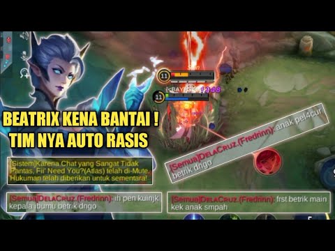 BEATRIX KENA RASIS OLEH TIM SENDIRI SETELAH DIBANTAI ‼️ BUILD EUDORA TOP 1 GLOBAL - EUDORA GAMEPLAY❗