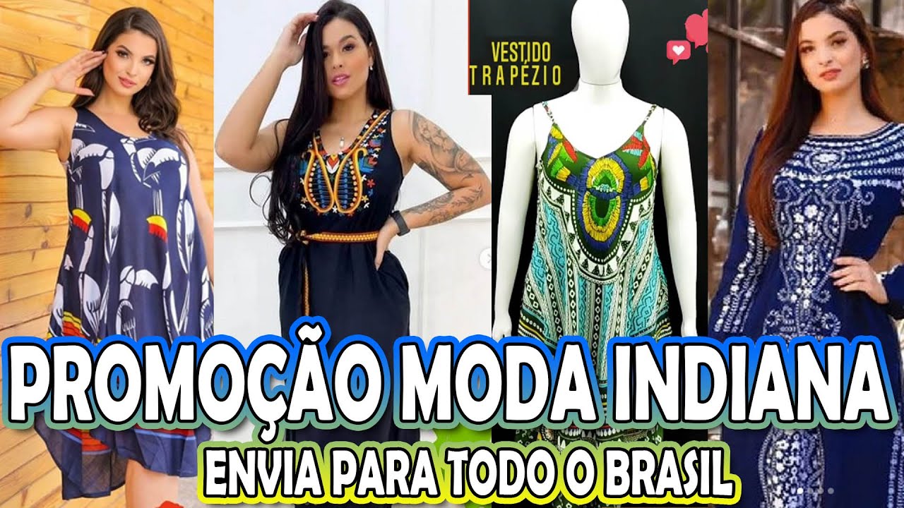 ⭐Promoção Moda Indiana envia Brasil