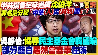 沈伯洋讓中共犬馬現形！陳志是某人私生子？