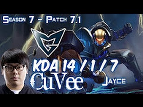 SSG CuVee JAYCE vs NAUTILUS Top - Patch 7.1 KOREA Ranked