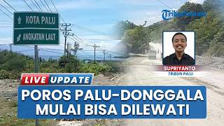 Banjir dan Lumpur Sempat Tutup Jalan Watusampu, Pengendara Palu-Donggala Sudah Bisa Melintas