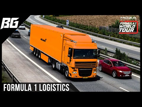 Mclaren F1 Logistics Transport To Budapest | ETS2 | F1 World Tour (R12)