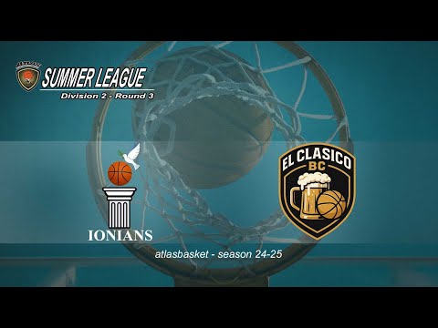 Atlasbasket-Summer League-Div 2 R3- IONIANS vs EL CLASICO BC